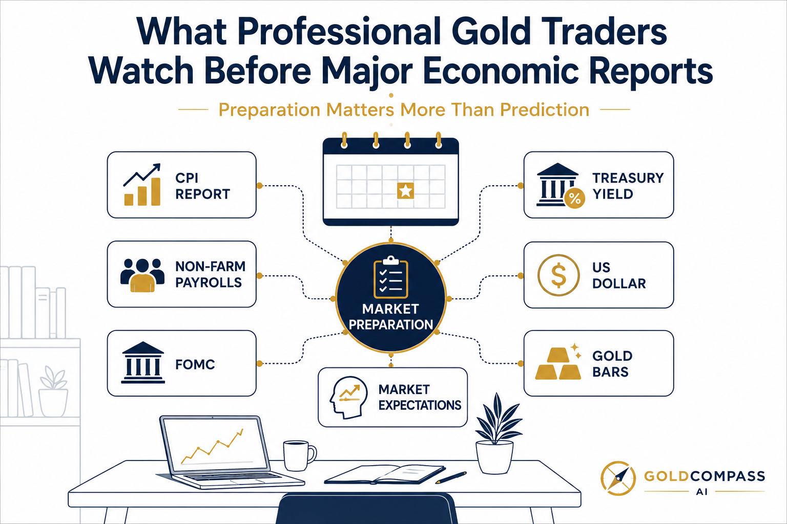 What Professional Gold Traders Watch Before Major Economic Reports cover image